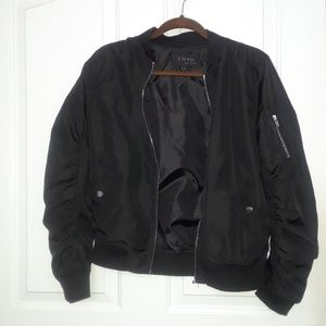 Inso collection black bomber jacket